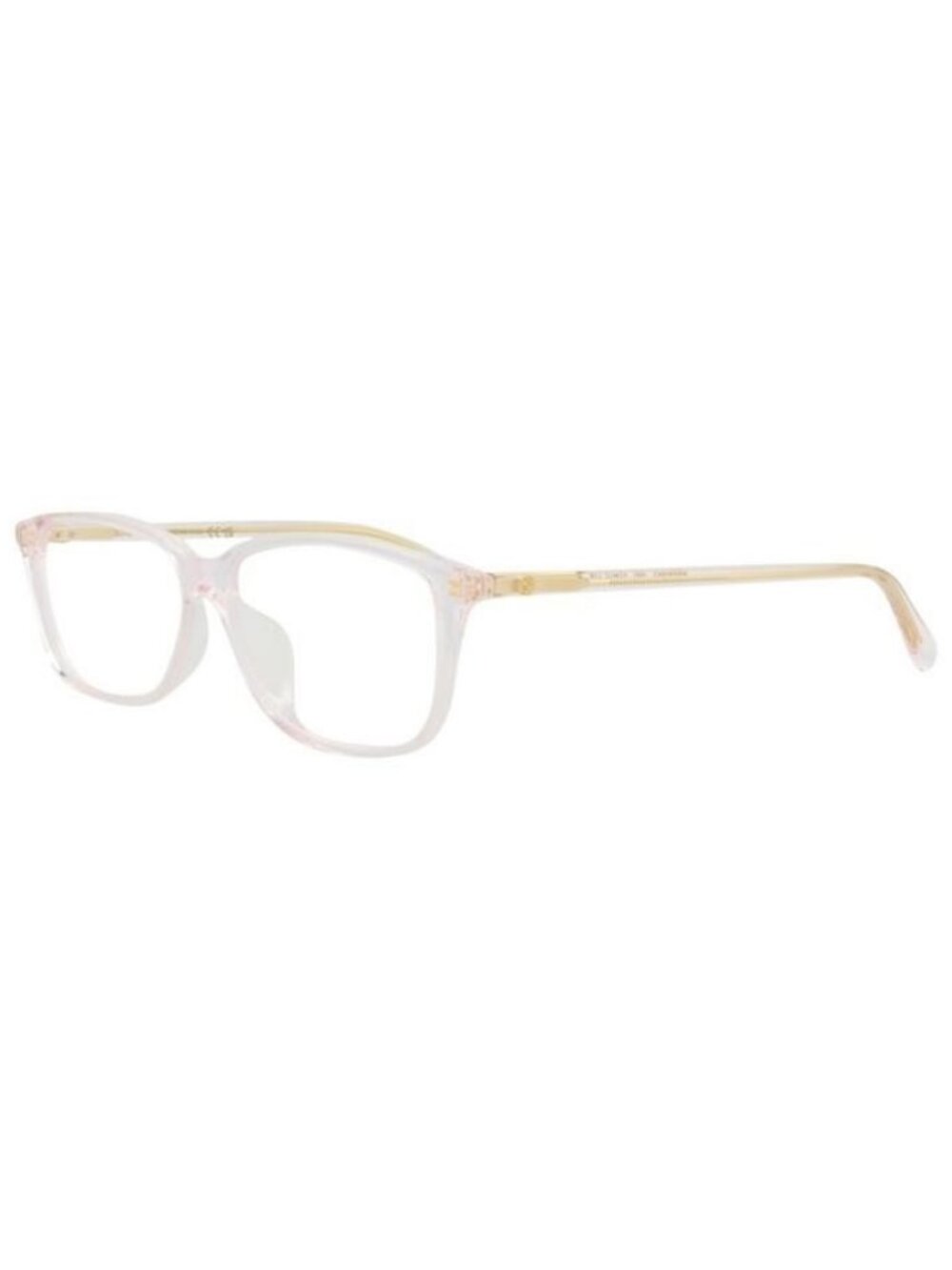 New Gucci Womens Square/Rectangle Pink Pink Transparent Fashion Designer Eyeglas